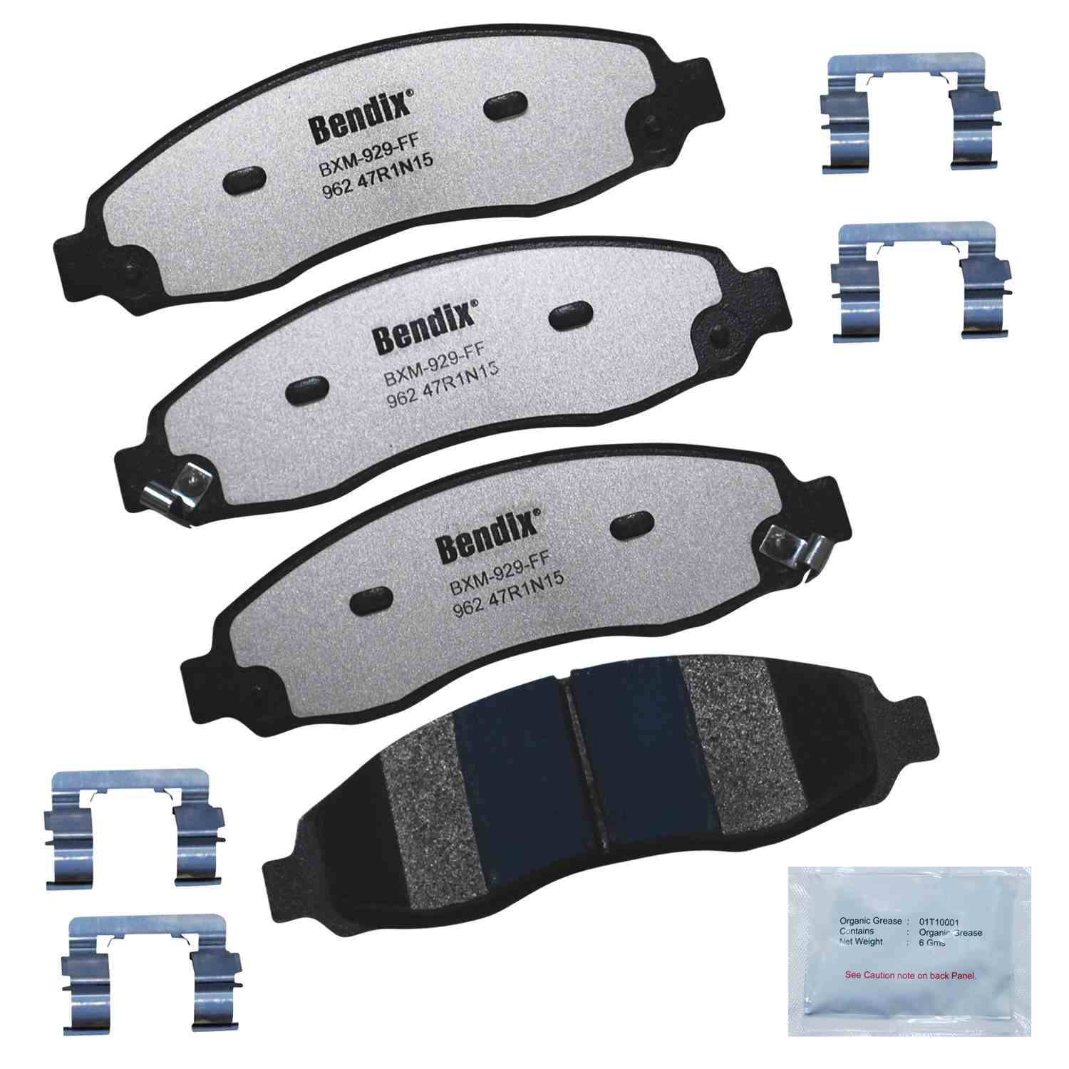 BENDIX FLEET METLOK Disc Brake Pad Set MKD962FM