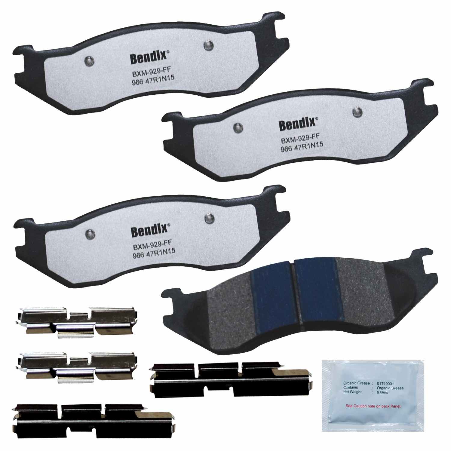 BENDIX FLEET METLOK Disc Brake Pad Set MKD966FM