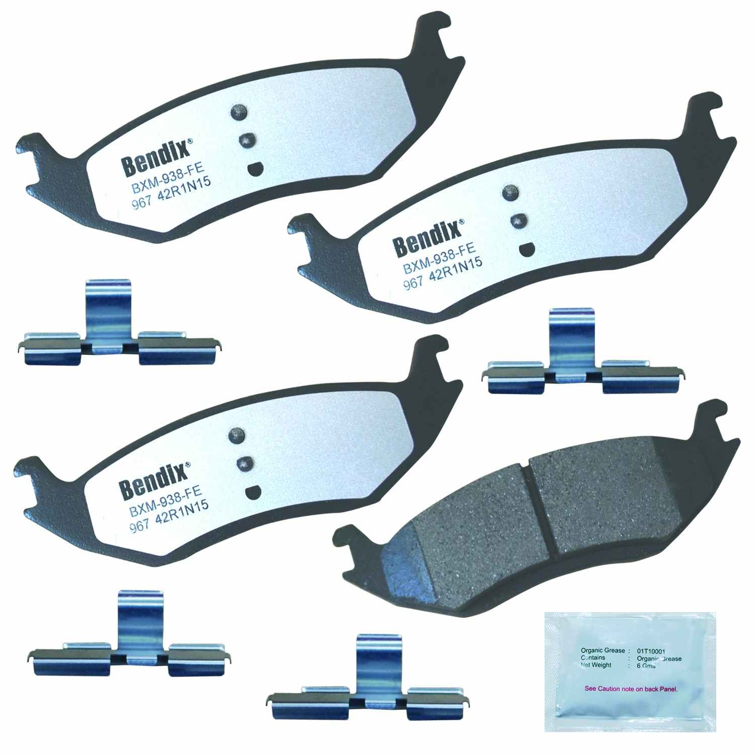 BENDIX FLEET METLOK Disc Brake Pad Set MKD967FM