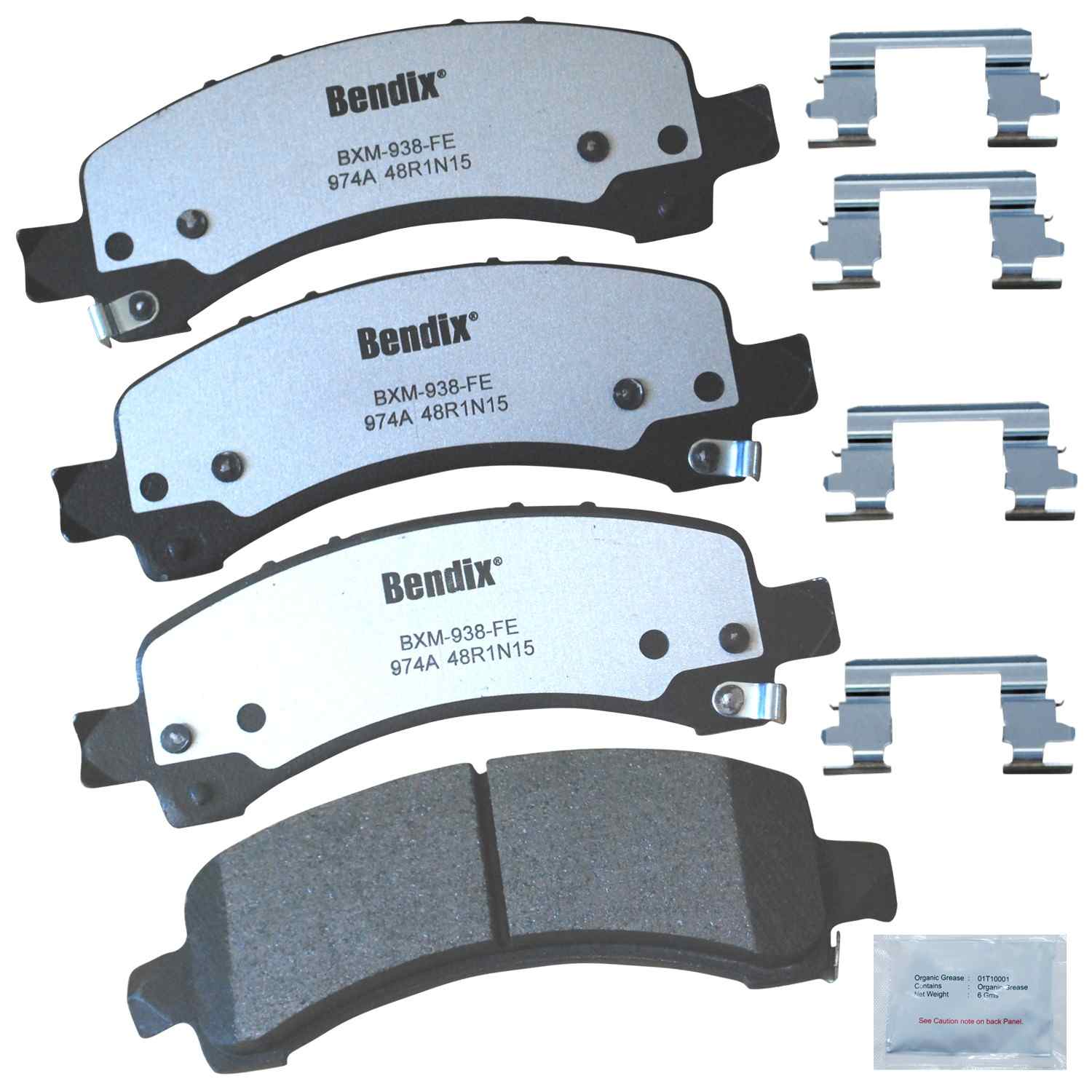 BENDIX FLEET METLOK Disc Brake Pad Set MKD974AFM