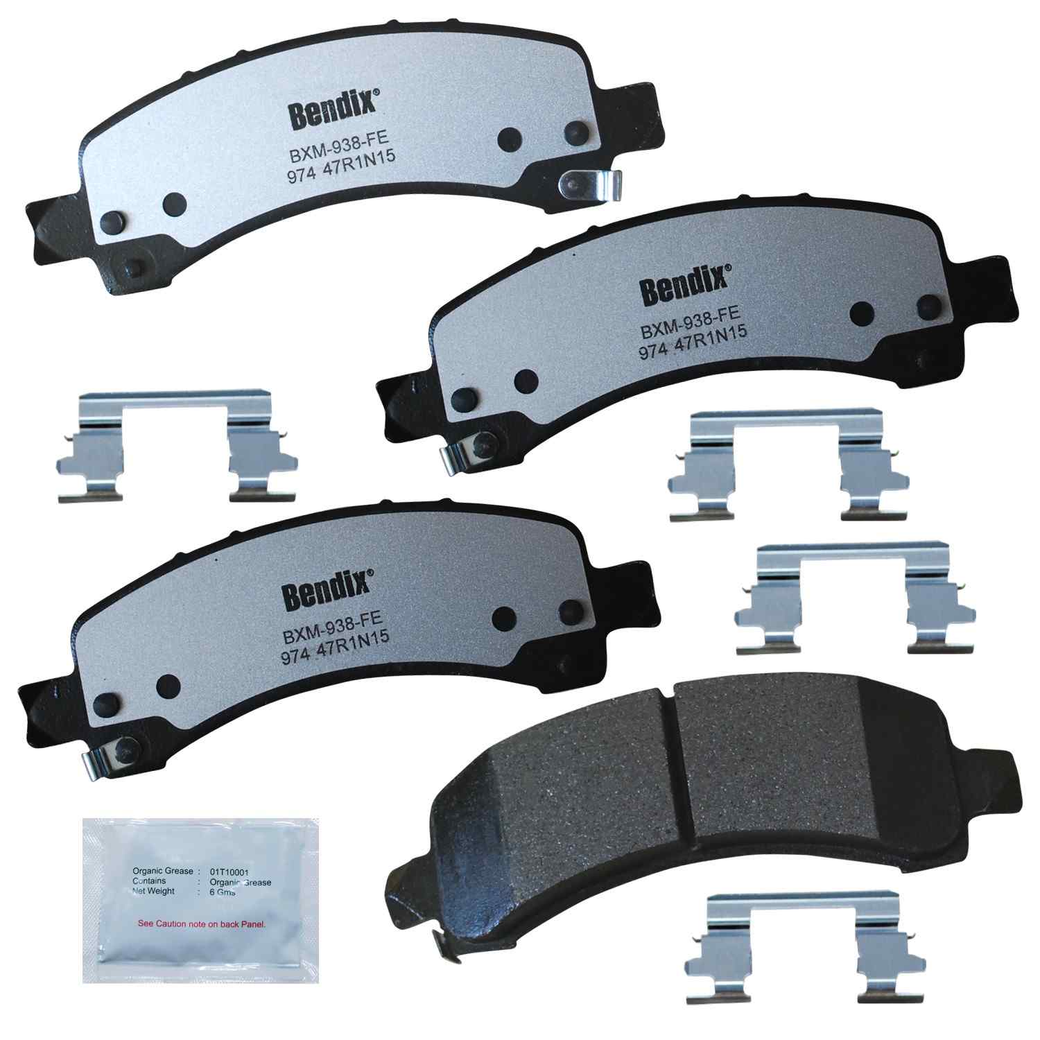 BENDIX FLEET METLOK Disc Brake Pad Set MKD974FM