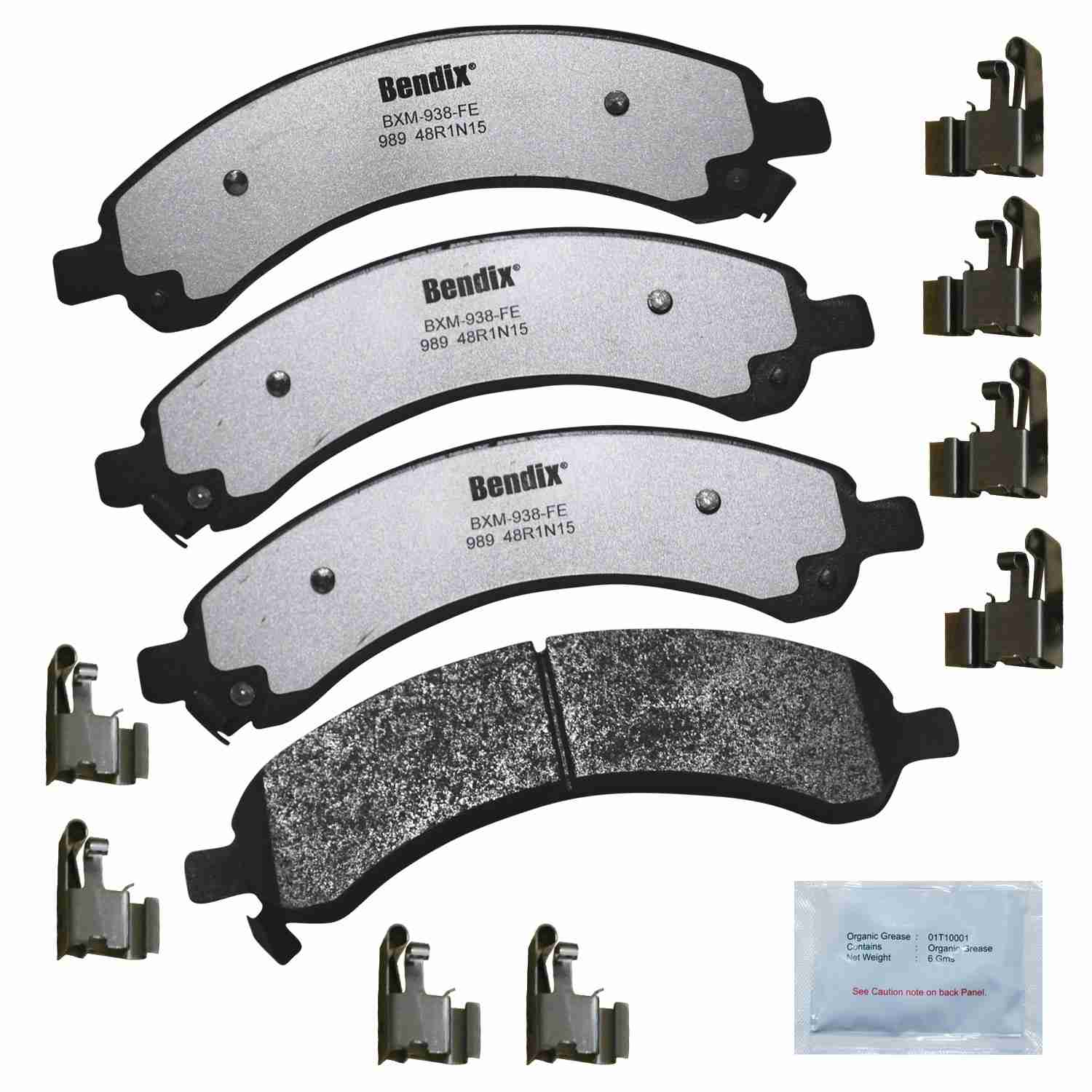 BENDIX FLEET METLOK Disc Brake Pad Set MKD989FM