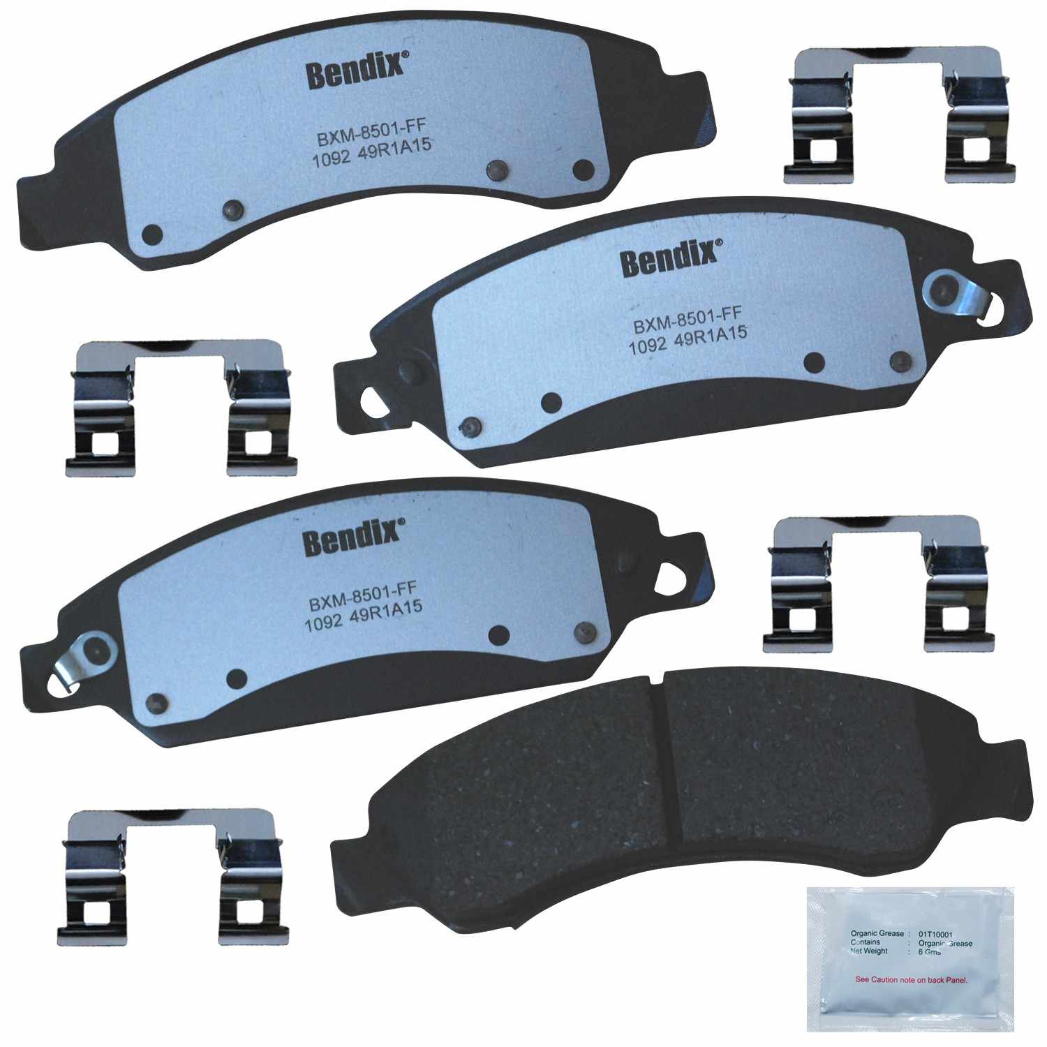 BENDIX FLEET METLOK Disc Brake Pad Set PBD1092