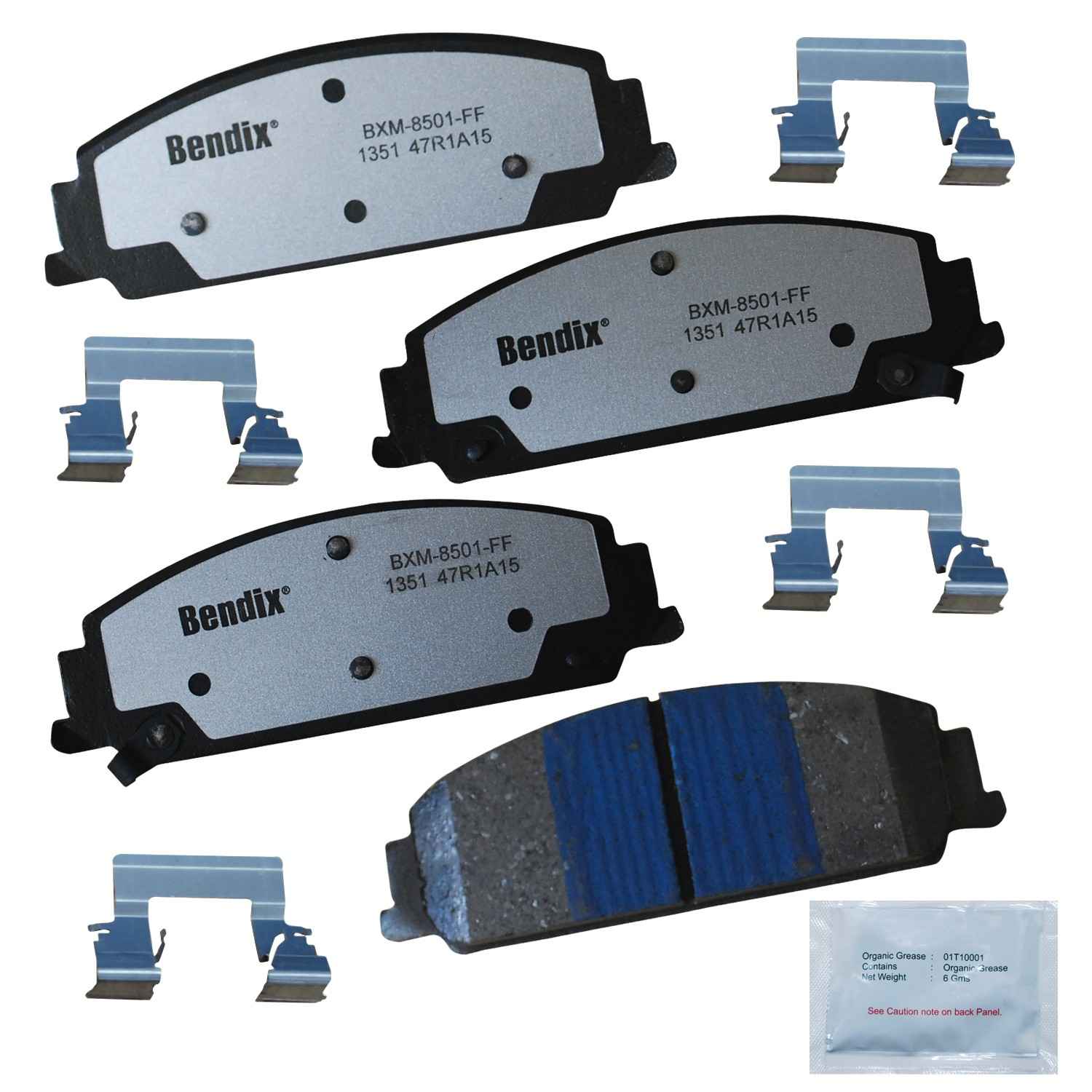 BENDIX FLEET METLOK Disc Brake Pad Set PBD1351