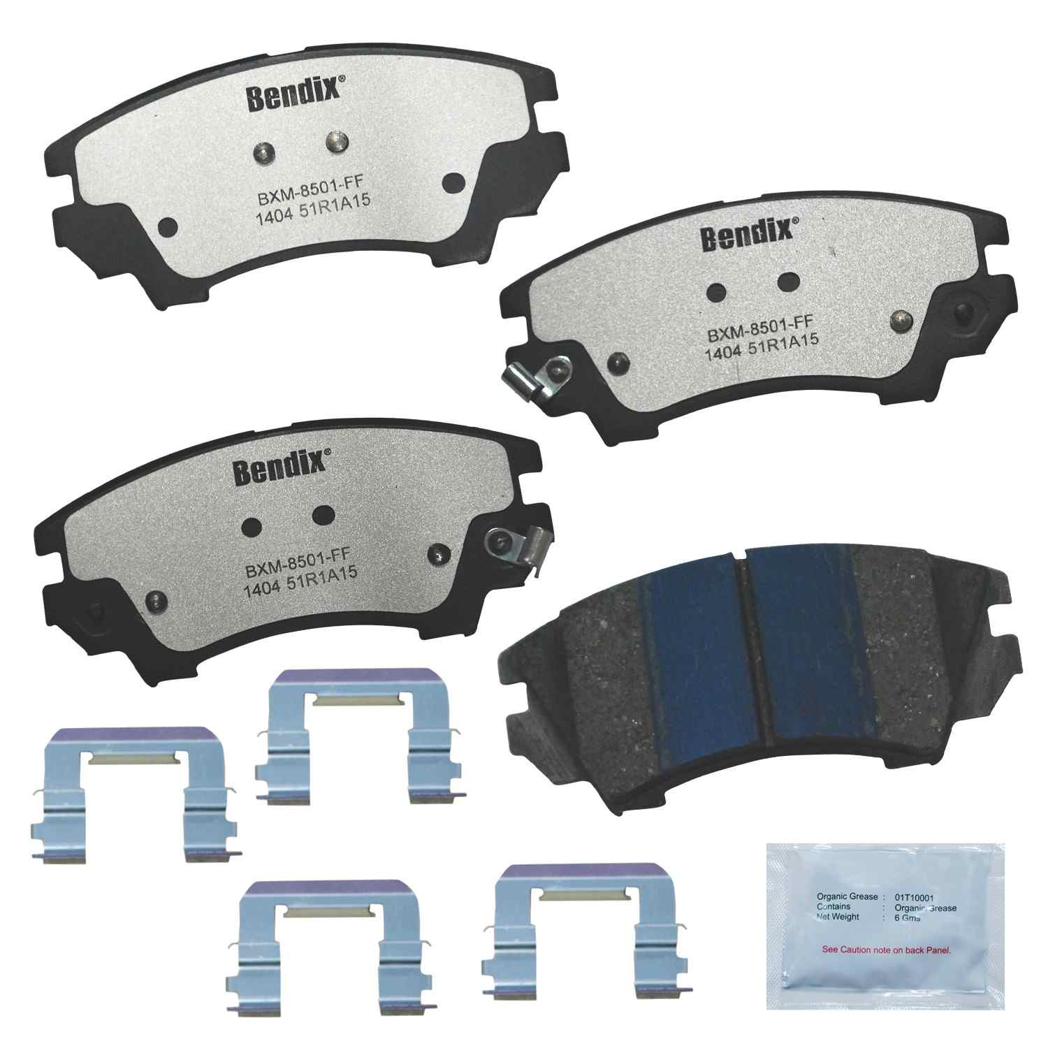 BENDIX FLEET METLOK Disc Brake Pad Set PBD1404