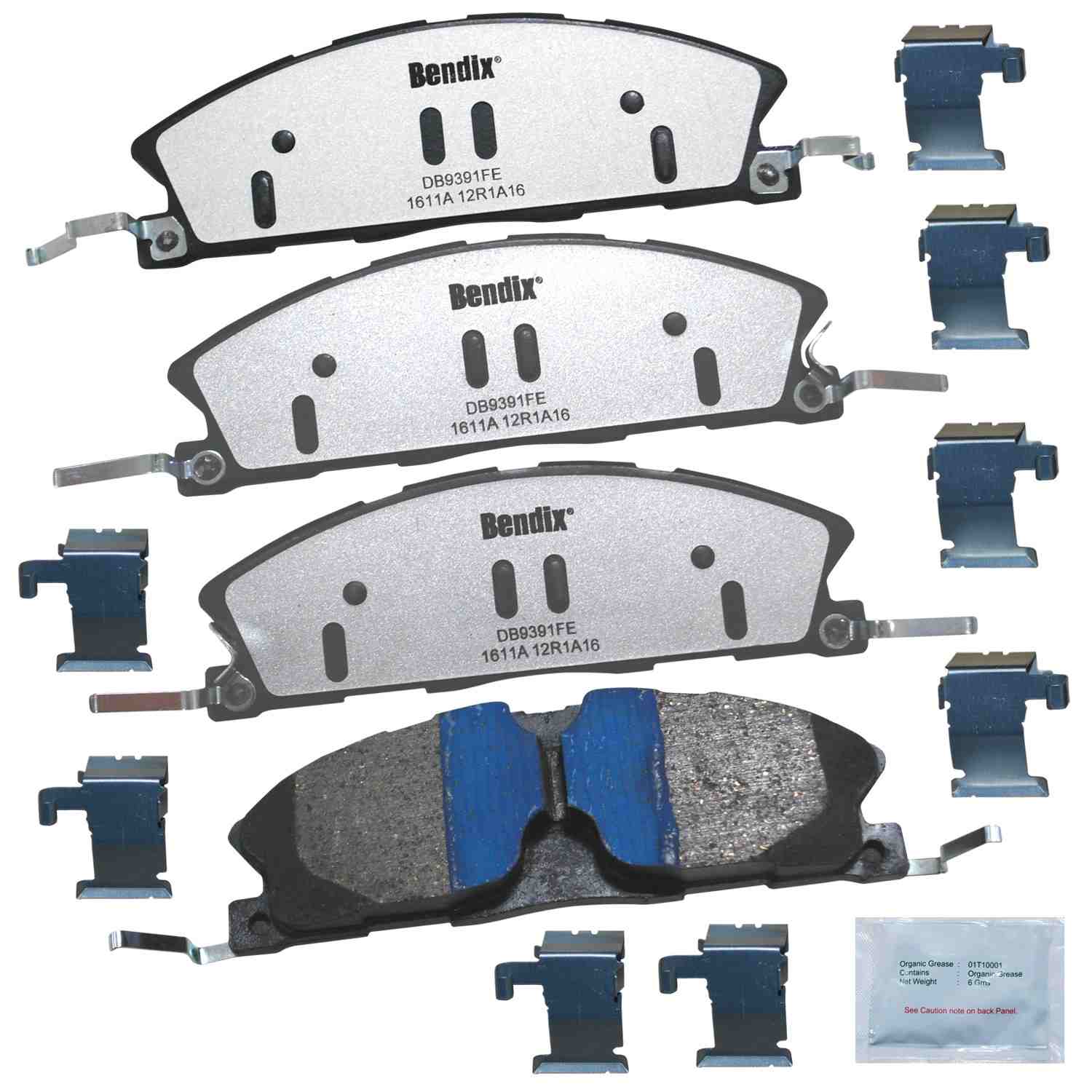 BENDIX FLEET METLOK Disc Brake Pad Set PBD1611A