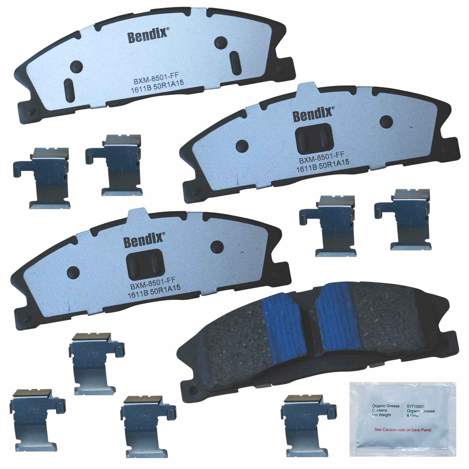 BENDIX FLEET METLOK Disc Brake Pad Set PBD1611B