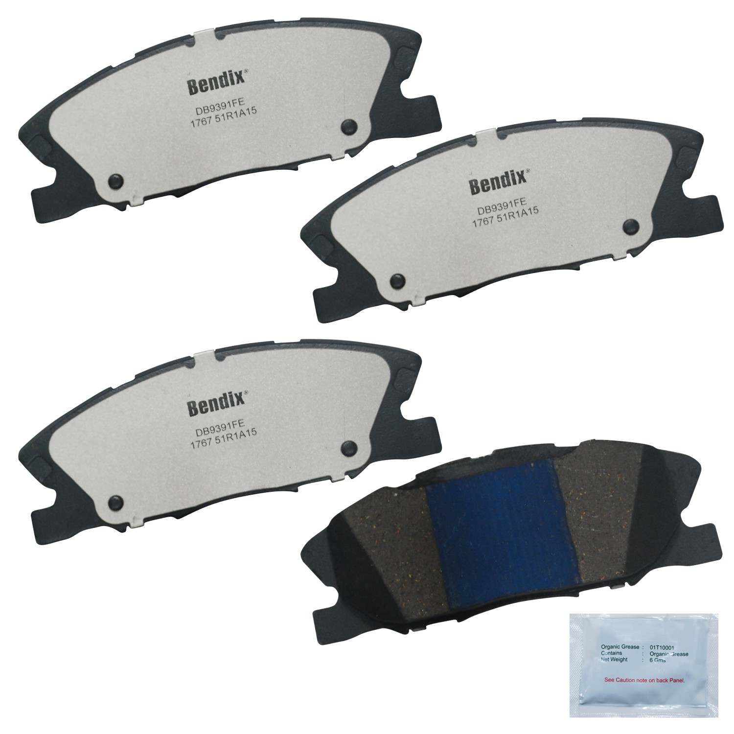 BENDIX FLEET METLOK Disc Brake Pad Set PBD1767