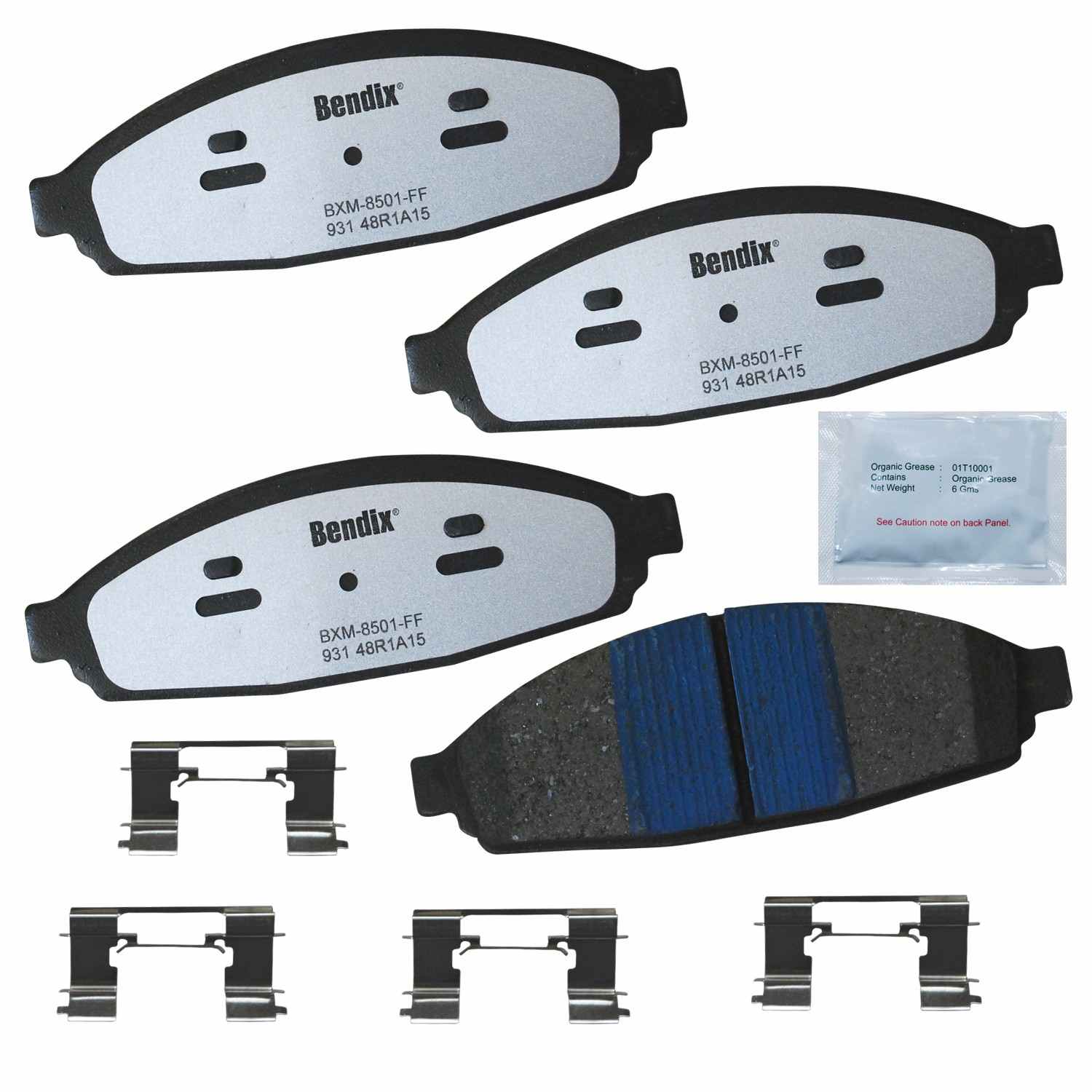 BENDIX FLEET METLOK Disc Brake Pad Set PBD931