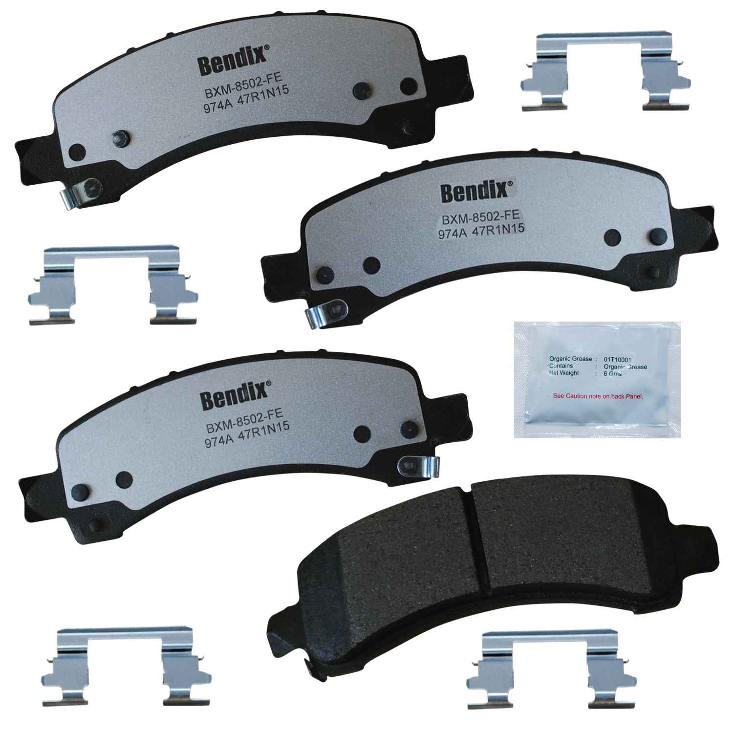 BENDIX FLEET METLOK Disc Brake Pad Set PBD974A