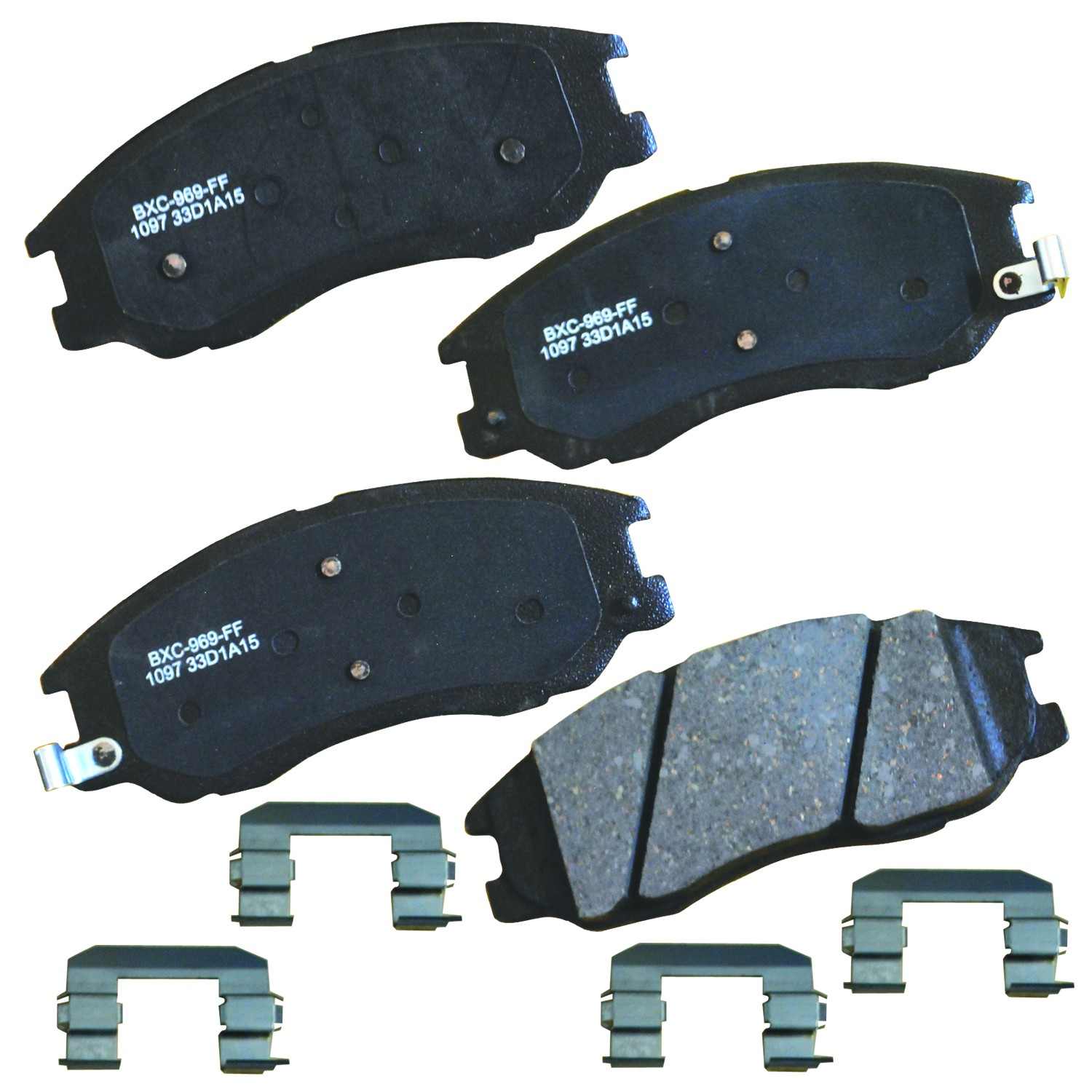 STOP BY BENDIX Disc Brake Pad Set  top view frsport SBC1097