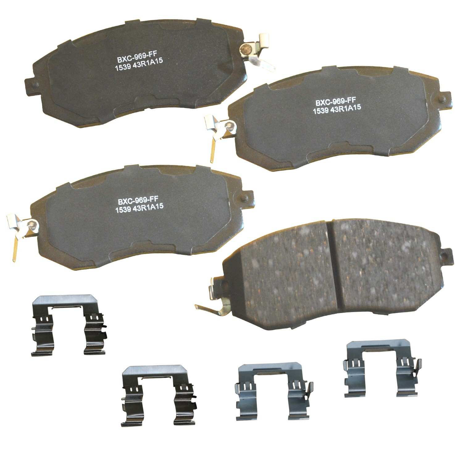 STOP BY BENDIX Disc Brake Pad Set  top view frsport SBC1539