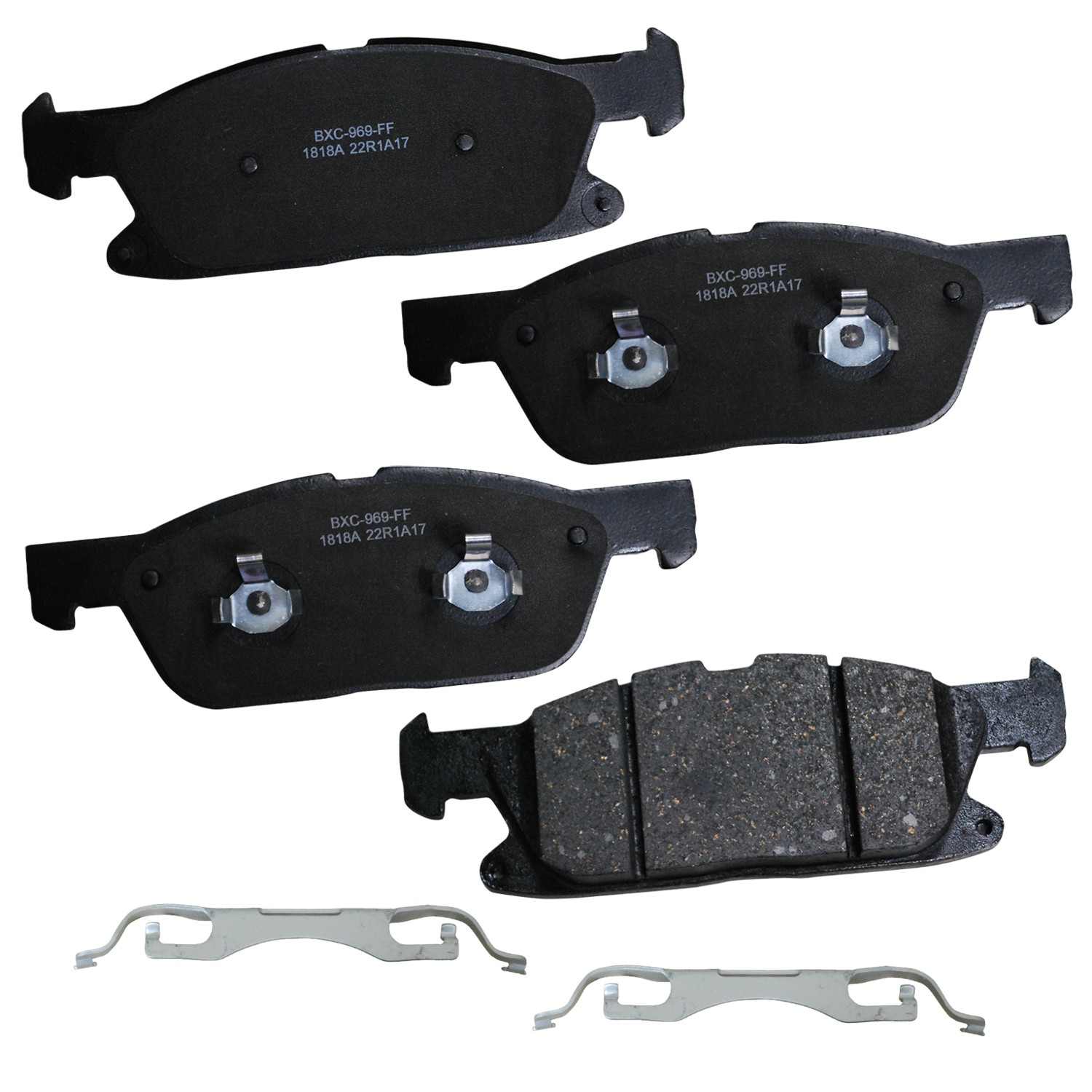 STOP BY BENDIX Disc Brake Pad Set  top view frsport SBC1818A