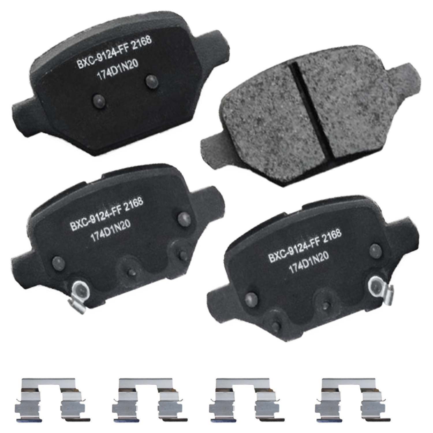 STOP BY BENDIX Disc Brake Pad Set SBC2168