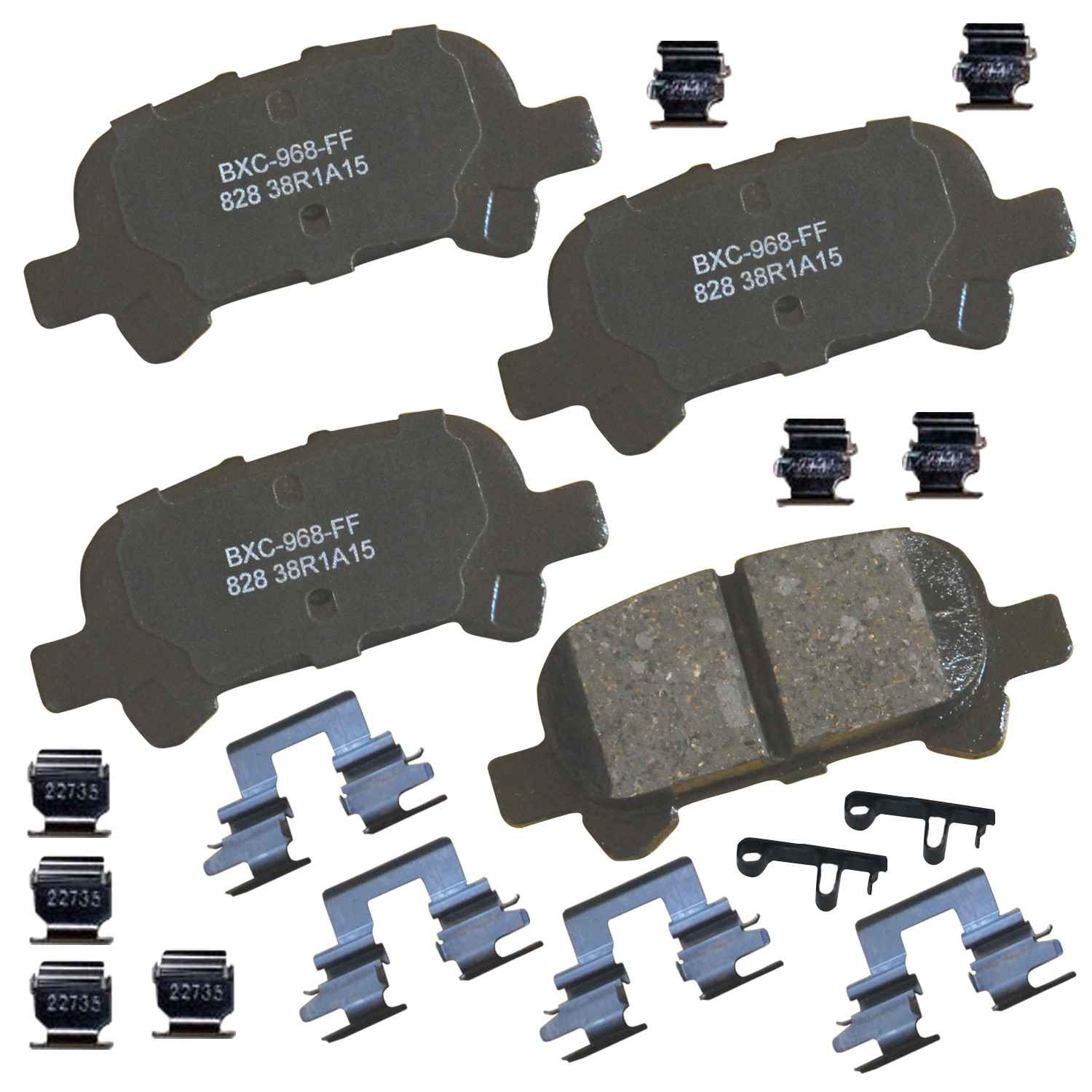 STOP BY BENDIX Disc Brake Pad Set SBC828