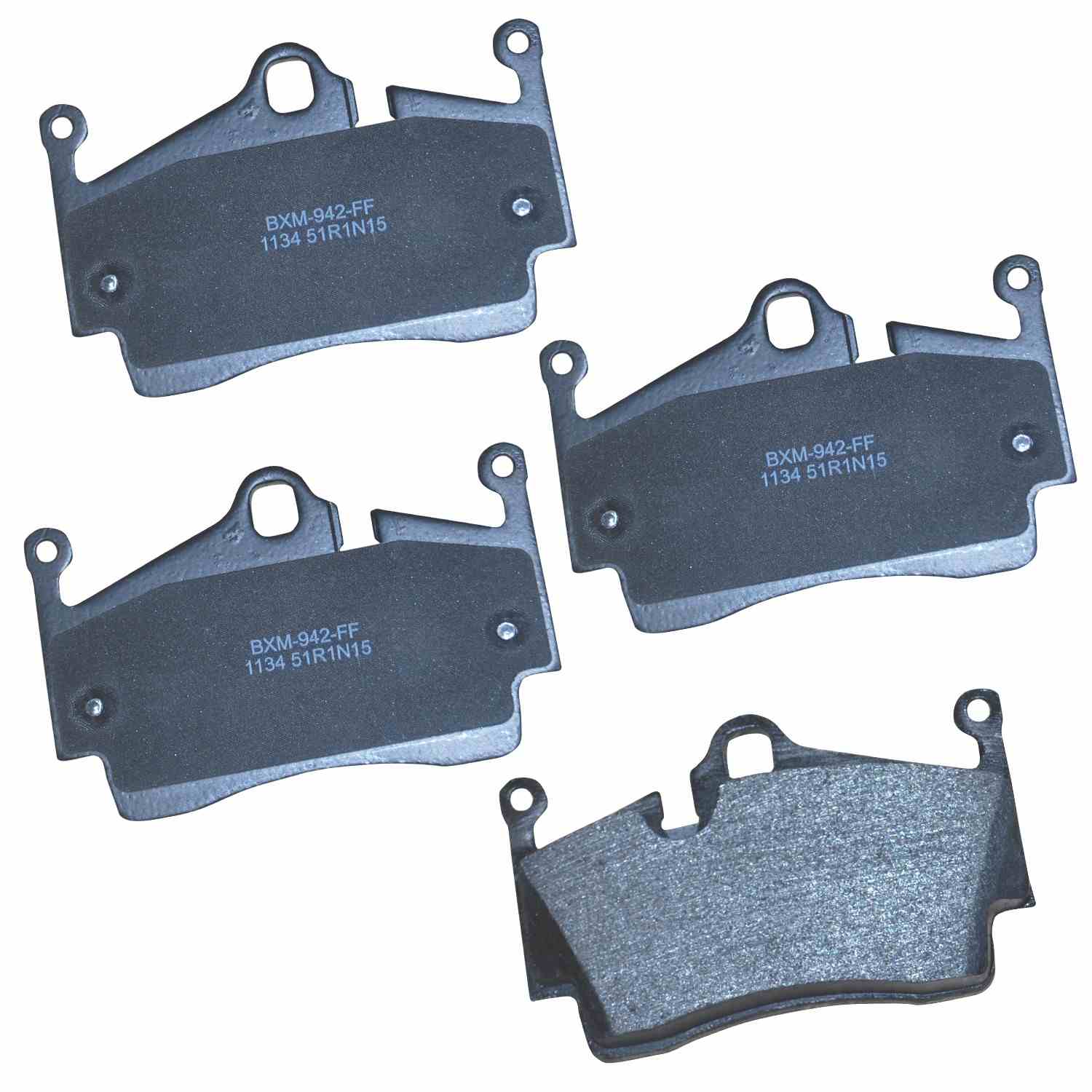 STOP BY BENDIX Disc Brake Pad Set  top view frsport SBM1134