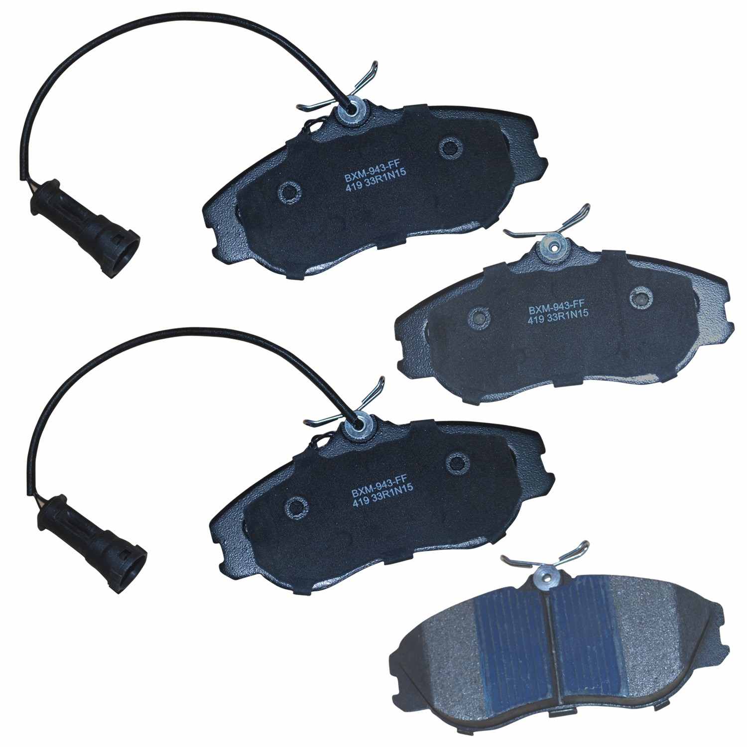 STOP BY BENDIX Disc Brake Pad Set  top view frsport SBM419