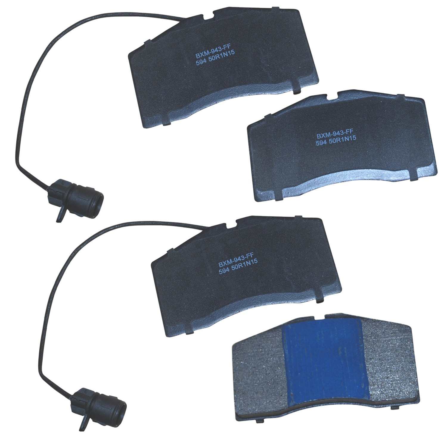 STOP BY BENDIX Disc Brake Pad Set  top view frsport SBM594