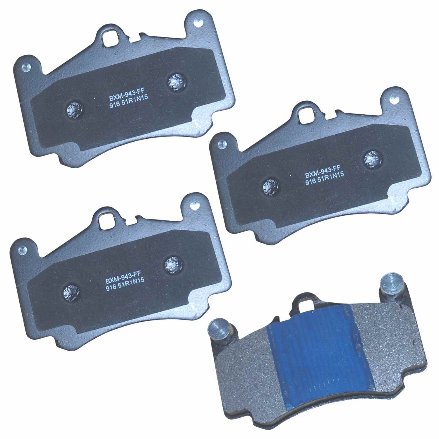 STOP BY BENDIX Disc Brake Pad Set  top view frsport SBM916