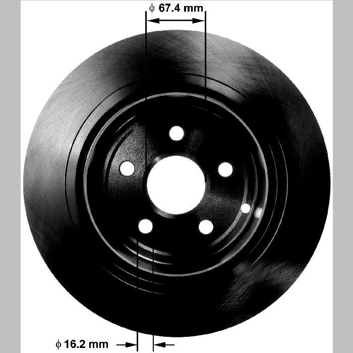 BENDIX FLEET METLOK Disc Brake Rotor SDR6169