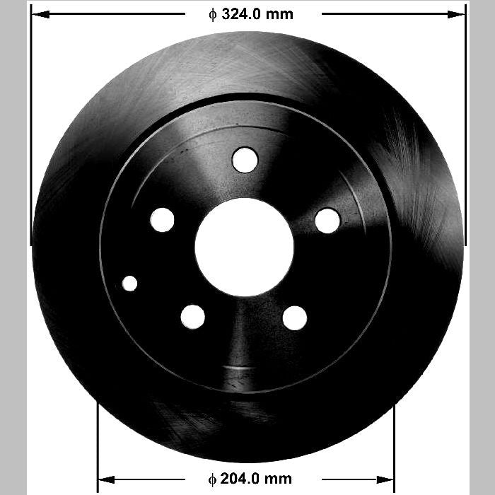 BENDIX FLEET METLOK Disc Brake Rotor SDR6169