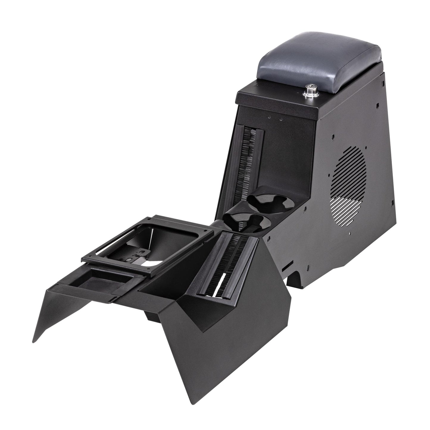 Tuffy Products Tuffy 97-06 Jeep Wrangler TJ  Console Safe w/ Keyed Lock / Factory Console / Factory Subwoofer 066-C03