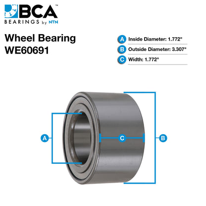 BCA Wheel Bearing WE60691