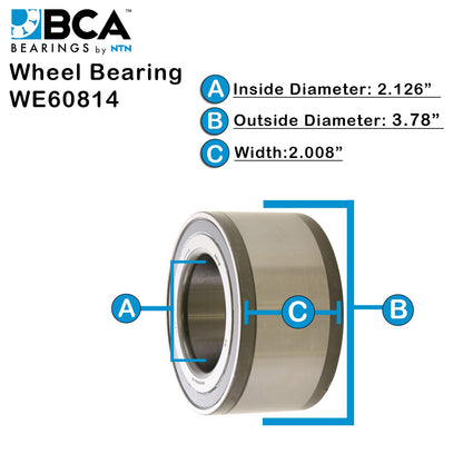 BCA Wheel Bearing WE60814