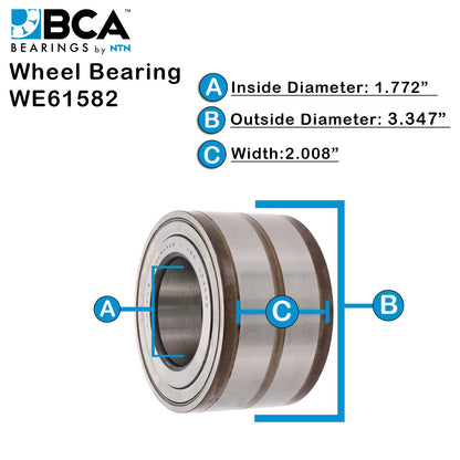 BCA Wheel Bearing WE61582