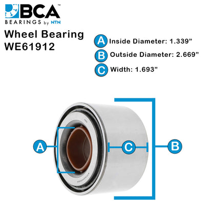 BCA Wheel Bearing WE61912