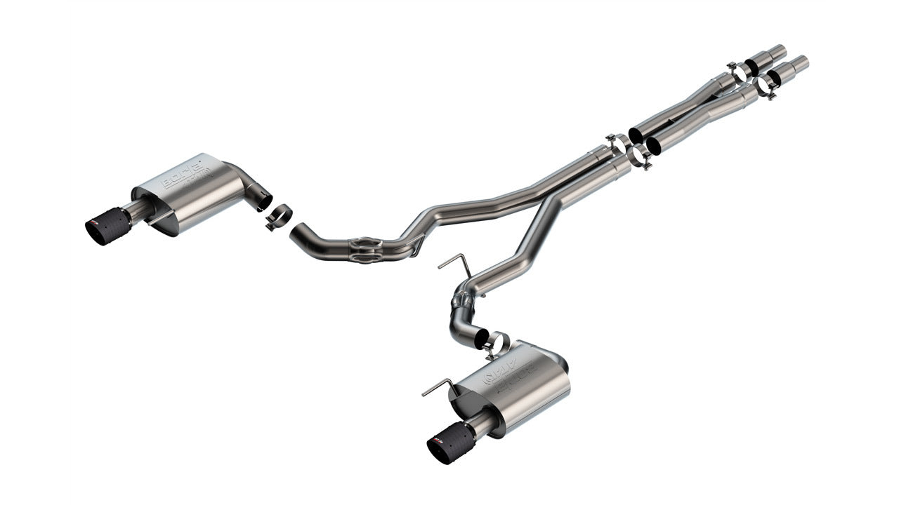 Borla 24-   Mustang 5.0L Cat Back Exhaust Exhaust Pipes, Systems and Components Exhaust Systems main image