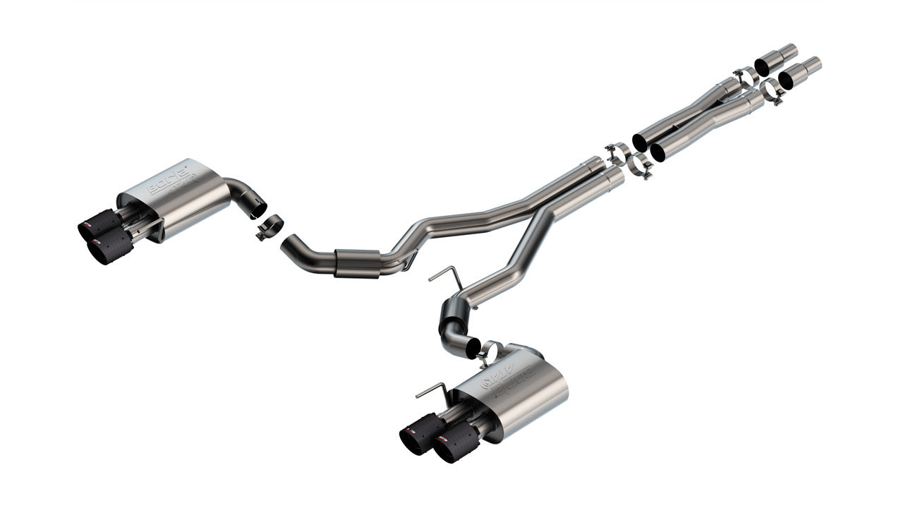 Borla 24-   Mustang 5.0L Axle Baxk Exhaust Exhaust Pipes, Systems and Components Exhaust Systems main image