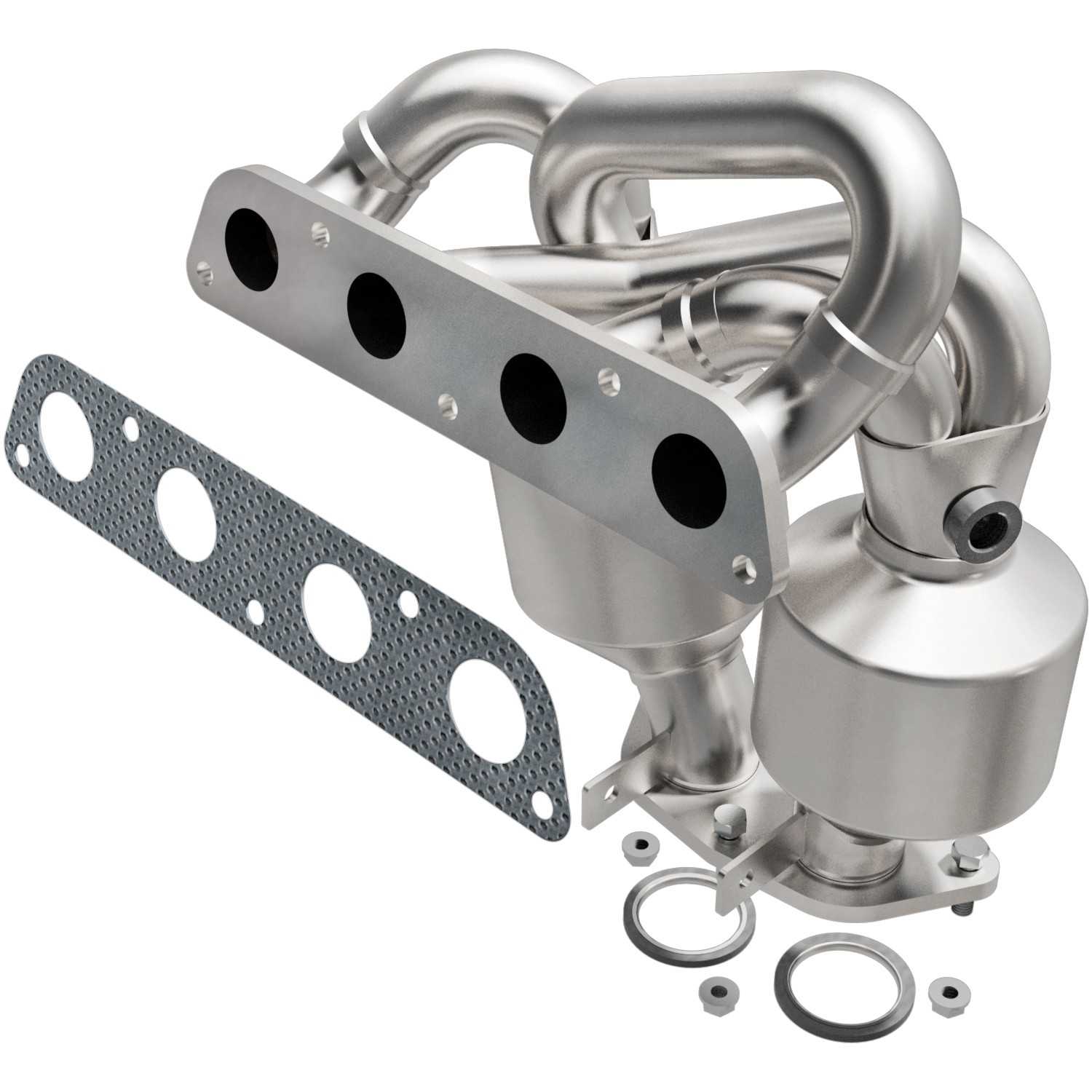 BRExhaust Catalytic Converter with Integrated Exhaust Manifold 062-2026