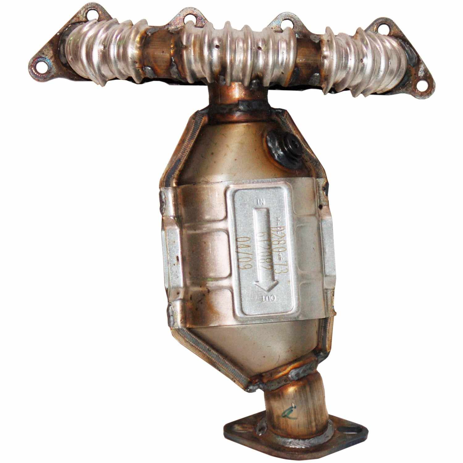 BRExhaust Catalytic Converter with Integrated Exhaust Manifold 089-9803