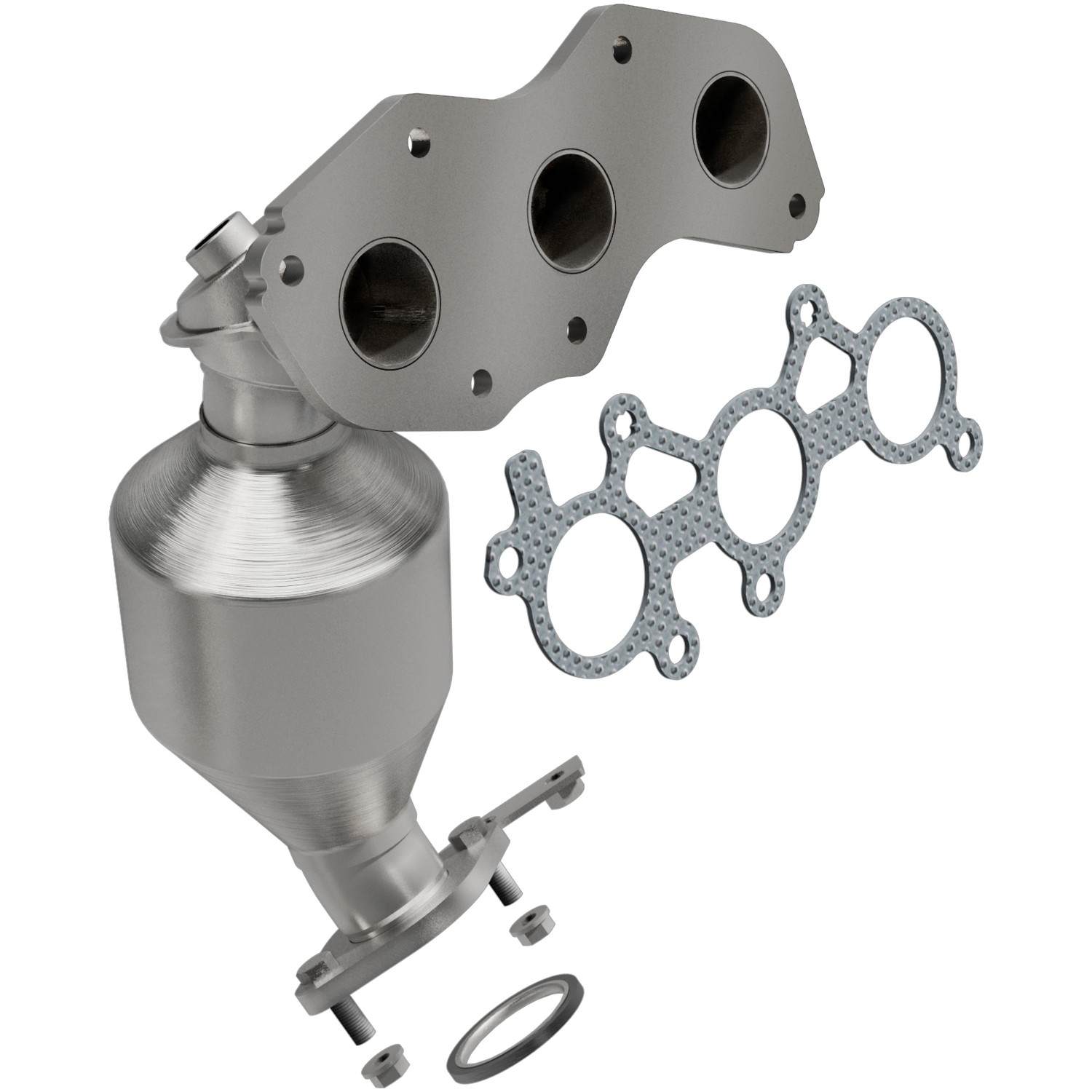 BRExhaust Catalytic Converter with Integrated Exhaust Manifold 096-1683