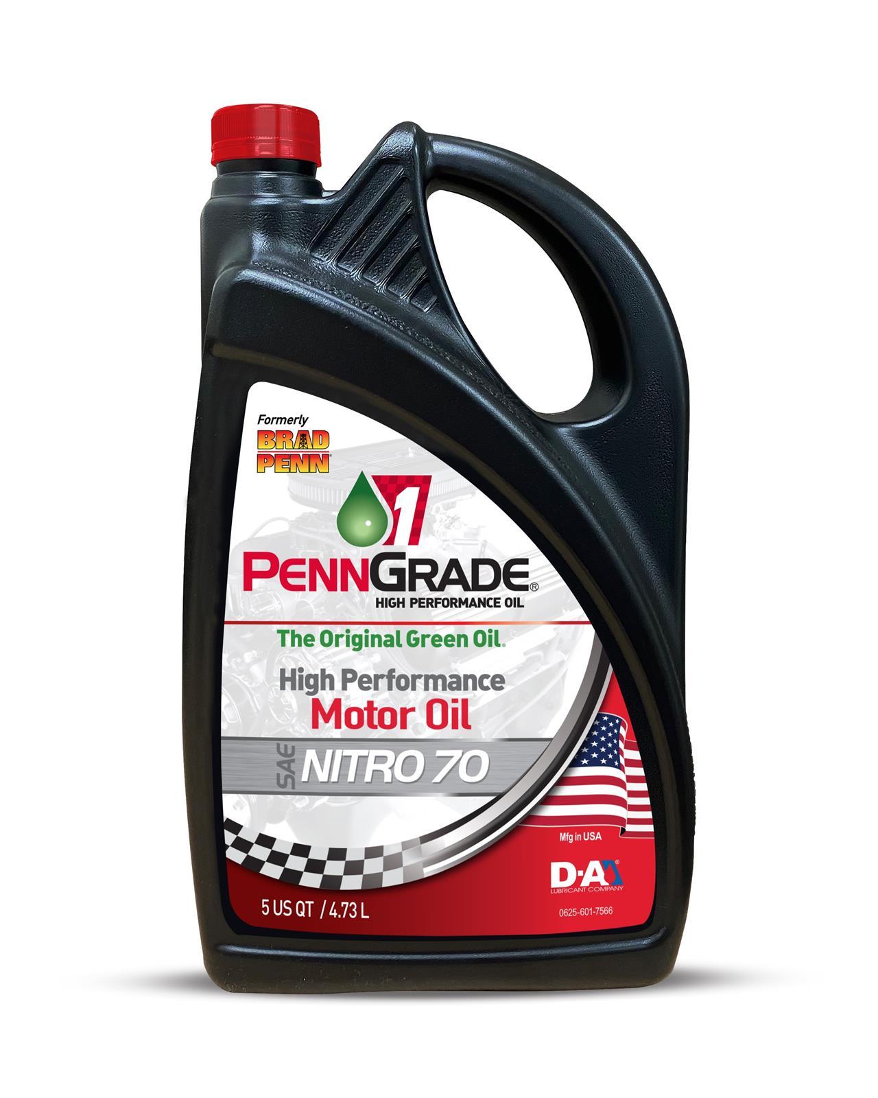 PENNGRADE MOTOR OIL Nitro 70 Racing Oil Case 4 x 5 Quart Bottles Oils, Fluids and Sealer Oils, Fluids and Additives main image
