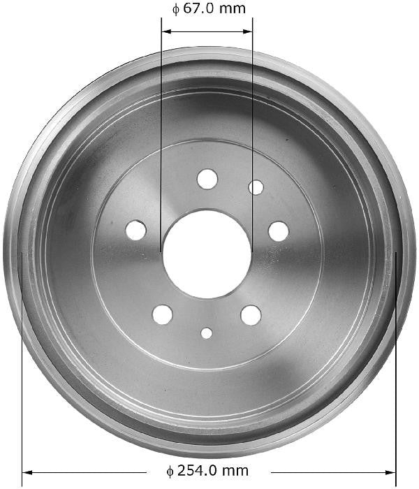 BENDIX PREMIUM DRUM AND ROTOR Brake Drum PDR0335