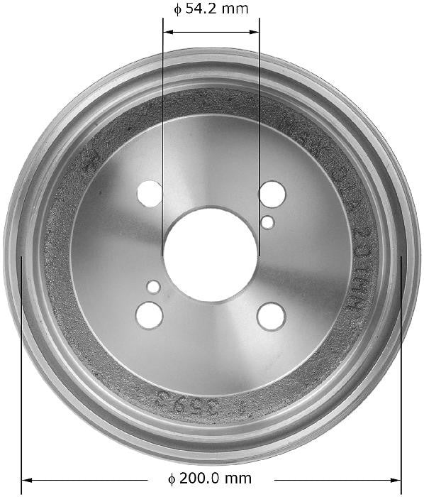 BENDIX PREMIUM DRUM AND ROTOR Brake Drum PDR0515