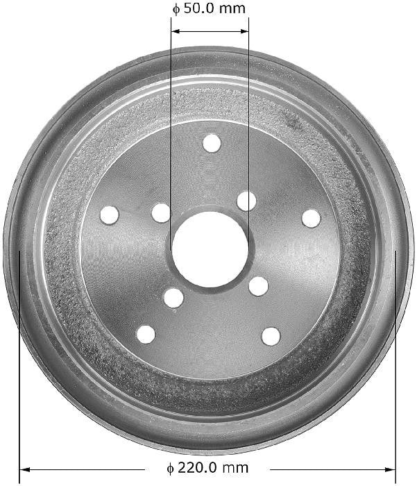 BENDIX PREMIUM DRUM AND ROTOR Brake Drum PDR0544