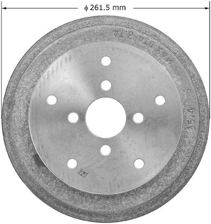 BENDIX PREMIUM DRUM AND ROTOR Brake Drum PDR0544