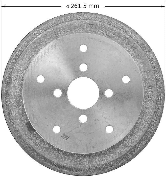 BENDIX PREMIUM DRUM AND ROTOR Brake Drum PDR0544