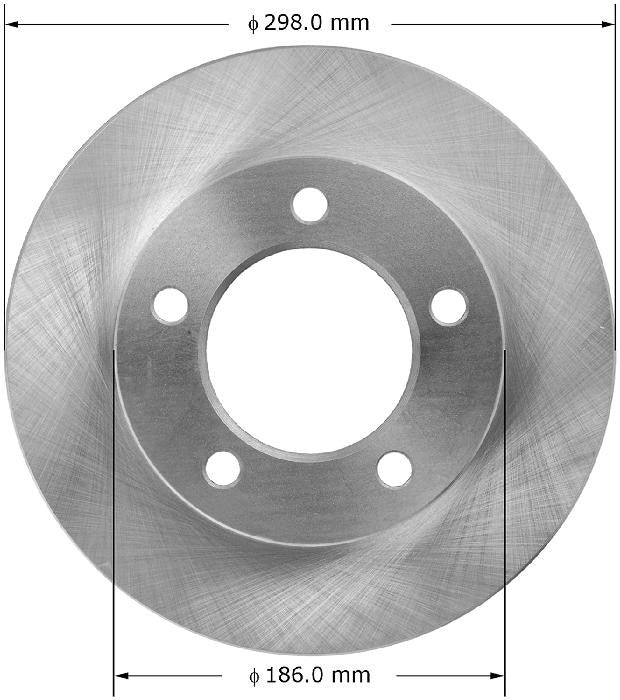 BENDIX PREMIUM DRUM AND ROTOR Disc Brake Rotor PRT1214