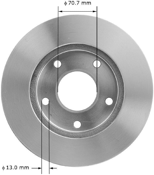 BENDIX PREMIUM DRUM AND ROTOR Disc Brake Rotor PRT1261