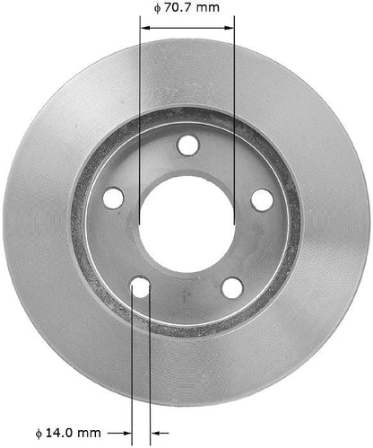 BENDIX PREMIUM DRUM AND ROTOR Disc Brake Rotor PRT1263