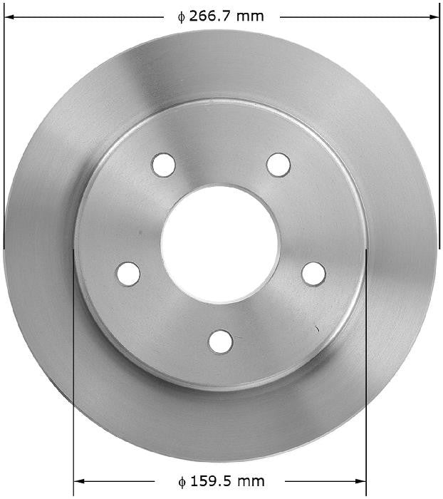 BENDIX PREMIUM DRUM AND ROTOR Disc Brake Rotor PRT1401