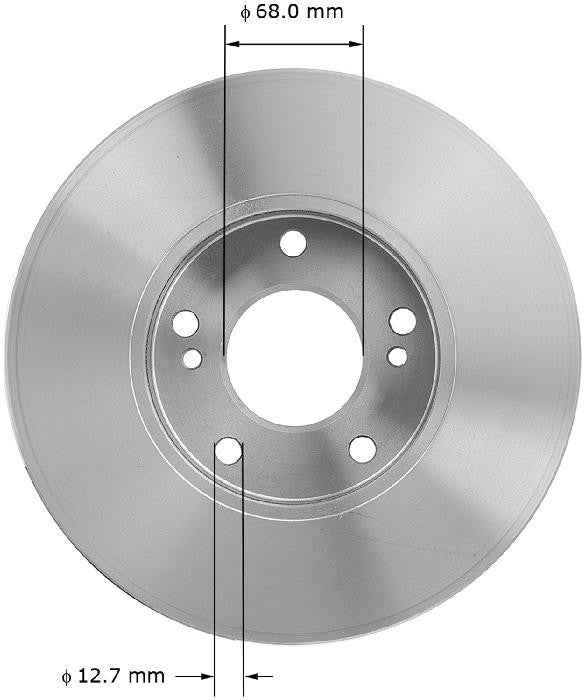 BENDIX PREMIUM DRUM AND ROTOR Disc Brake Rotor PRT1441