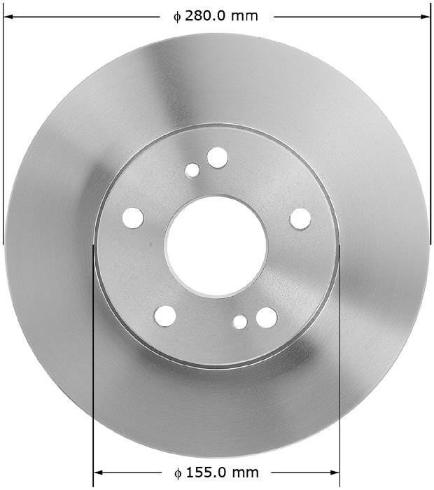 BENDIX PREMIUM DRUM AND ROTOR Disc Brake Rotor PRT1441