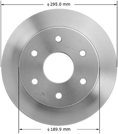 BENDIX PREMIUM DRUM AND ROTOR Disc Brake Rotor PRT1453FC