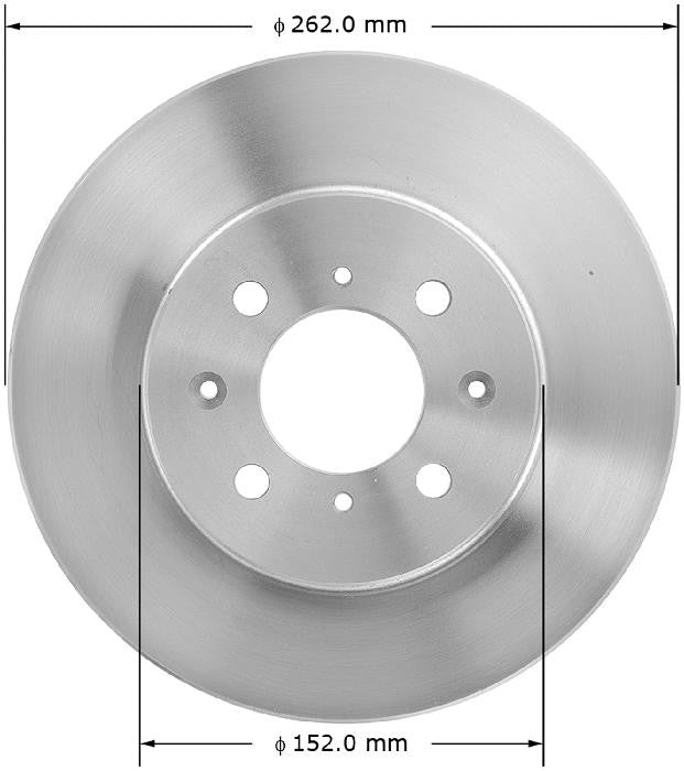 BENDIX PREMIUM DRUM AND ROTOR Disc Brake Rotor PRT1471