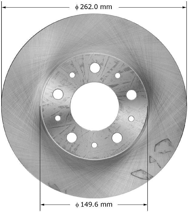 BENDIX PREMIUM DRUM AND ROTOR Disc Brake Rotor PRT1531